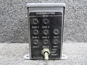 120-30151-001 (Alt: 120-30148-001) Embraer Overheating Warning Panel